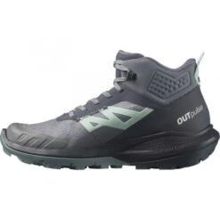 Botas Montaña Salomon Out Pulse Mid GTX Gris Mujer 10 Botas Montaña Salomon Out Pulse Mid GTX Gris Mujer -Zapato Tienda De Ventas botas montana salomon out pulse mid gtx gris mujer 2
