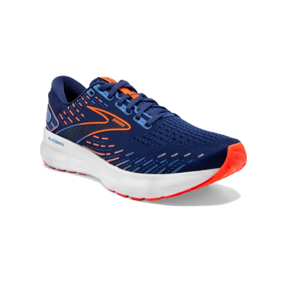 Zapatillas Brooks Glycerin 20 Azul Naranja Hombre 5 Zapatillas Brooks Glycerin 20 Azul Naranja Hombre - Imagen 3