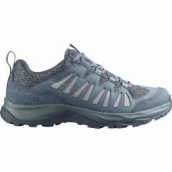 Zapatillas Montaña Salomon Eos Aero Gris Verde Mujer